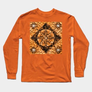 Mandala Etched in Granite Long Sleeve T-Shirt